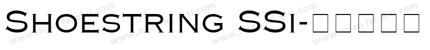 Shoestring SSi字体转换